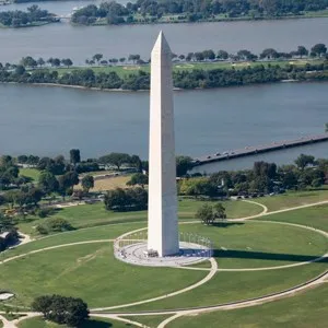 Aerial view of the Washington Monument, Washington, D.C.